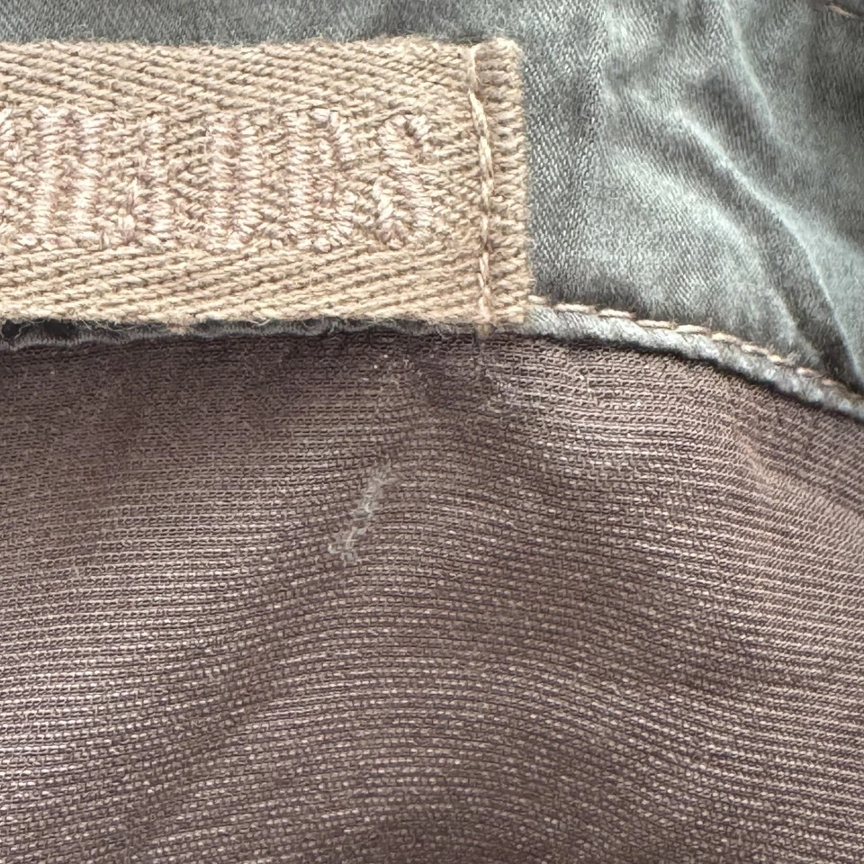 Camisa CP Shades Mujer Pequeña Terciopelo Aplastado Mezcla Seda Abotonada Manga Larga EE. UU. Foto 4 de 4