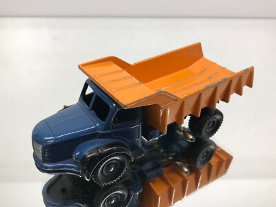 DINKY TOYS 34A BERLIET BENNE MARREL CARRIERES DUMPER -BLUE L13.0cm- GOOD - 477