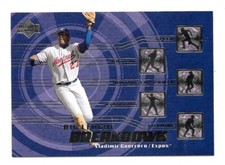 X 2002 Upper Deck Vladimir Guerrero Expos Big League Breakdown #BL10 NRMT