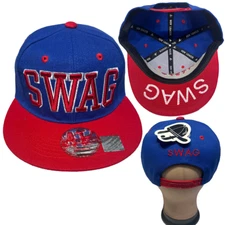 SWAG Hip-Hop 3D Embroidered Snapback Cap Adjustable Baseball Hats LOT 1-12pcs