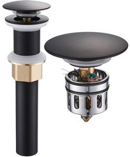 REGALMIX Pop Up Drain, Bathroom Faucet Vessel Vanity Sink Drain Stopper, Buil...