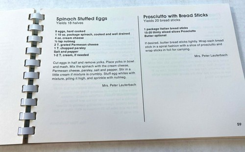 Picnics in the Parks Cookbook Cincinnati Paperback Menus and Recipes 1981 - Picture 10 of 12