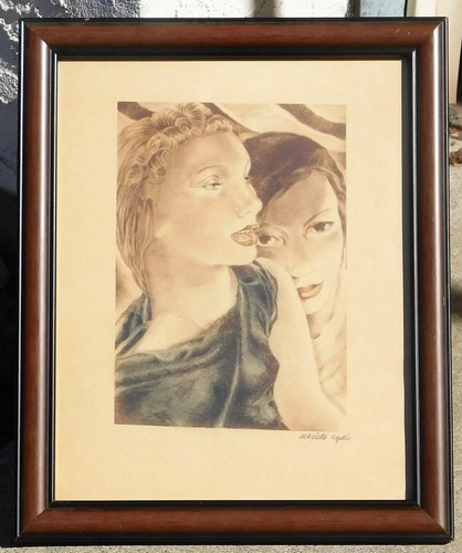 Mariette Lydis 1887-1970, lithograph pencil signed, 10 x 7 image - Picture 2 of 2