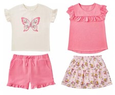 NWT Member's Mark 4 Piece Girls Playwear Set 12 Months