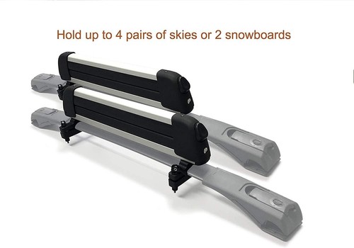 BRIGHTLINES Crossbars & Ski Rack Compatible with Chevy Bolt 2022-2023 - Picture 4 of 9
