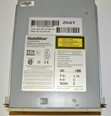Compaq CD Rom Drive 278025-206