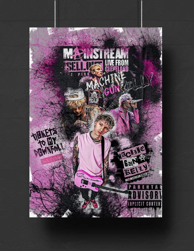 Machine Gun Kelly Mainstream Sellout MGK Poster