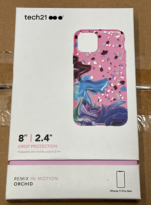Tech21 Remix in Motion für iPhone 11 Pro Max - Orchidee Multi-Sturzschutz T-7992