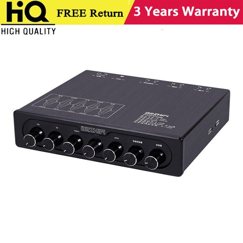 EQ500 HiFi Enthusiasts Level Audio Preamplifier 5-Segment EQ Tuning Audio Mixer