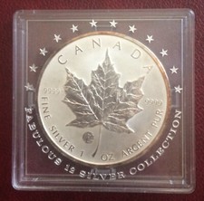 CANADA 2008 MAPLE LEAF Fabulous F12 Privy 1 oz. 999 silver coin- 2nd IN SERIES