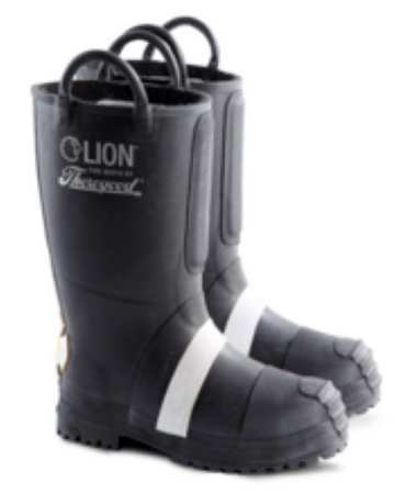LION FIRE BOOTS BY THOROGOOD 807-6003 11M Insulated Firefighter Boots,11M,Steel, - Picture 2 of 2