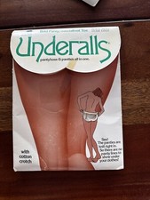 VTG 1980 Underalls Pantyhose  Panties Sz. C-D Nude Style