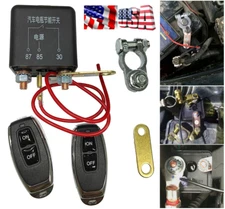 200A Car Battery Disconnect Cut Off Isolator Master Switch Dual Remote Control