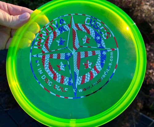 Champion SHARK First Run Proto Disc Golf Innova 180G America USA Rainbow #1996