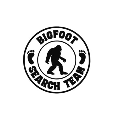 Bigfoot Search Team Vinyl Decal Sticker -Multiple Colors & Sizes- FREE SHIPPING