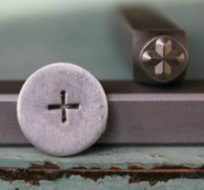 SUPPLY GUY 5mm Plus Sign Metal Punch Design Stamp SGCH-40