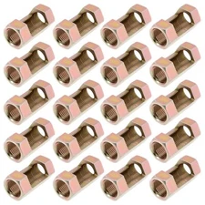 20pcs M10x30mm Thread Hexagon Open Nut Suitable for Height Lamp Repair M10 Th...
