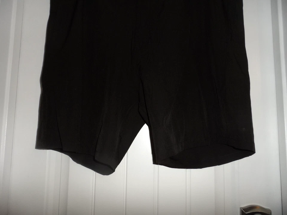 Great Iron Eagle men's size 40 black flat front chino style shorts NWT Foto 3 de 4