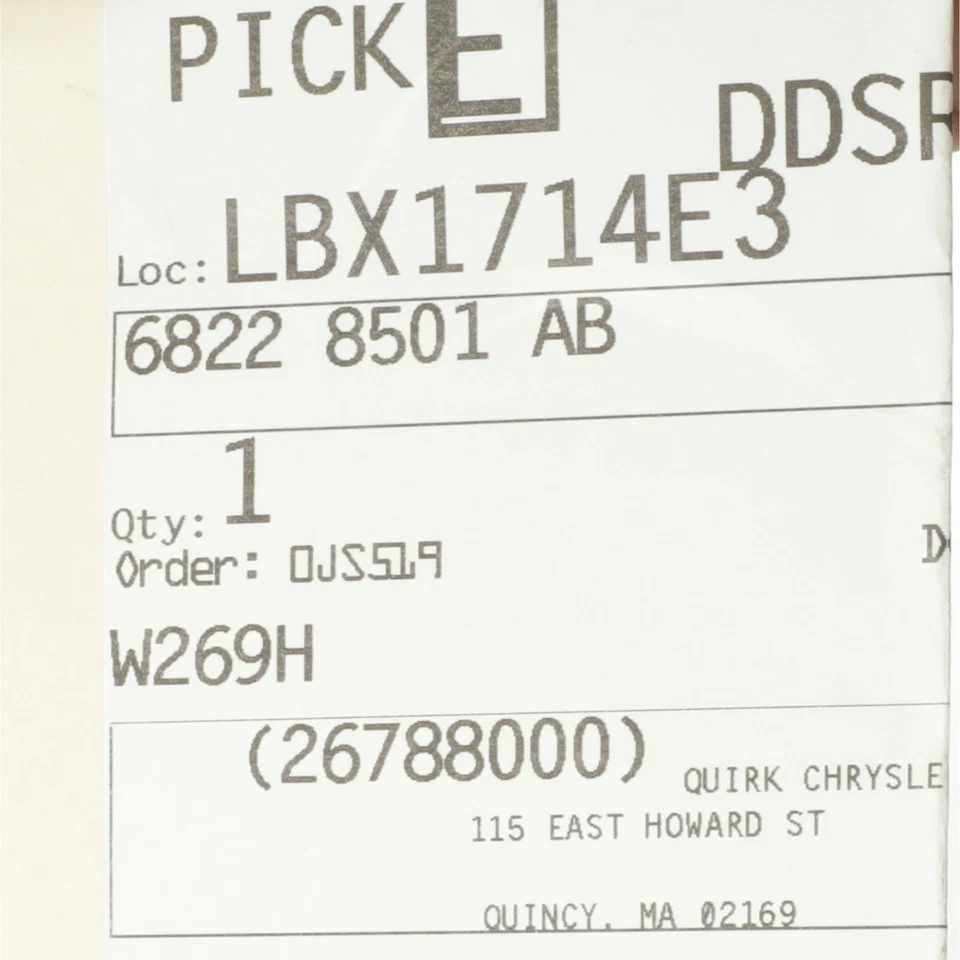 RAM 2500 3500 2013-2018 botella de refrigerante manguera de retorno fabricante original nuevo Mopar 68228501ab Foto 4 de 4