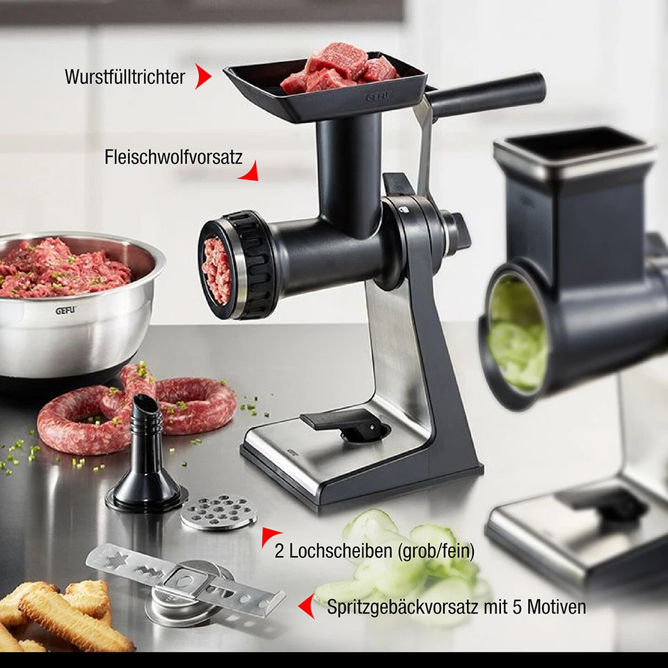 Zubehör Fleischwolfvorsatz für 19080 Trommelreibe TRANSFORMA® - Bild 2 von 4