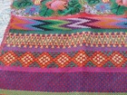 Vintage Guatemalan Hand Woven Hand Sewn Textile Huipil Top Woven Animal Details — photo 4