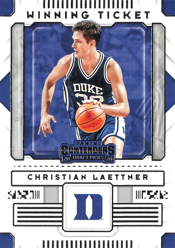 2020-21 Panini Contenders Draft Picks Winning Tickets Christian Laettner #25