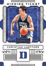 2020-21 Panini Contenders Draft Picks Winning Tickets Christian Laettner #25