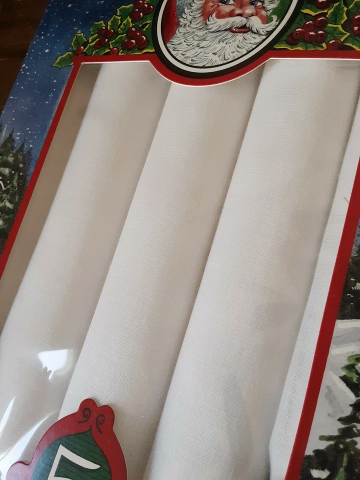 Paquete de 5 pañuelos de colección regalo de Navidad de algodón gráficos retro nuevos de stock Foto 2 de 4