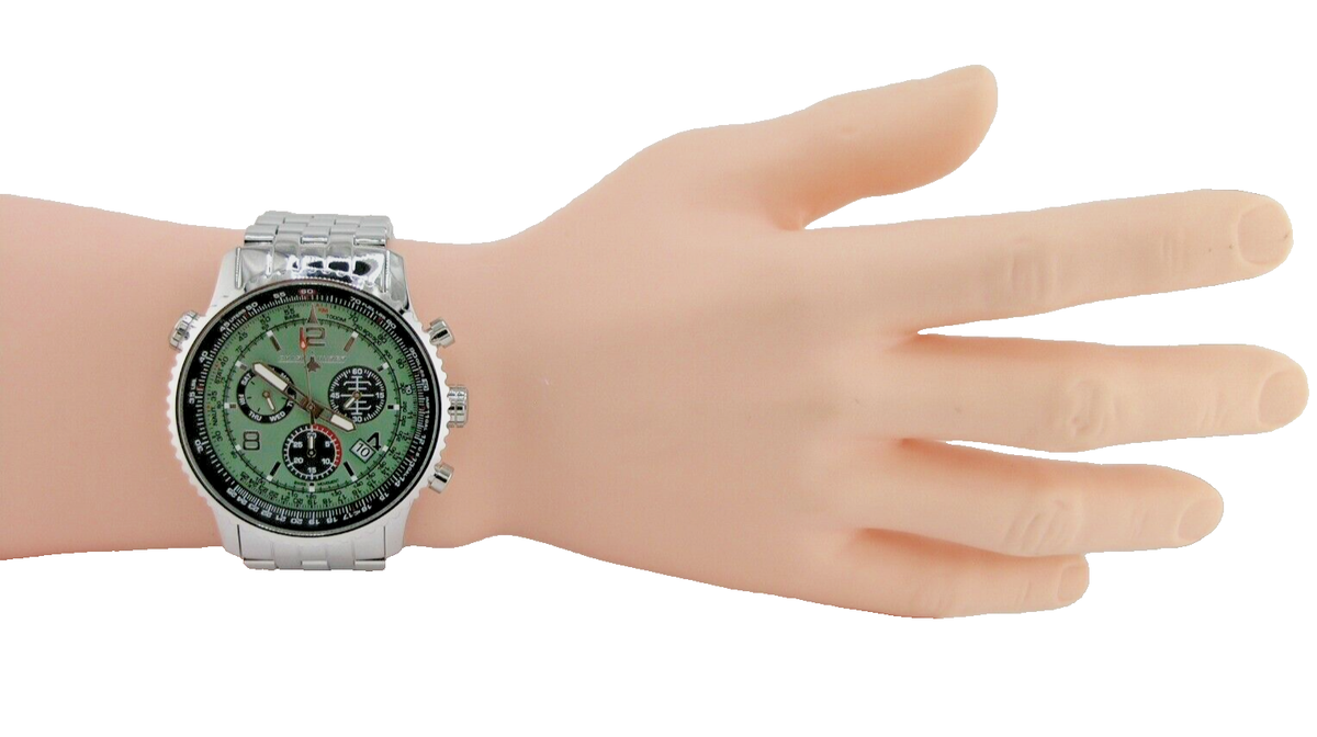 NEW CHASE DURER CDW-0073 SWISS QUARTZ CHRONOGRAPH STEEL SAPPHIRE