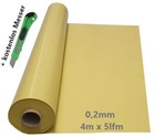 GELBE DAMFBREMSE DAMPFSPERRE DACHFOLIE ISOLIERUNG 0,2mm PE Folie 4mx5lfm
