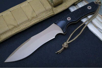 Spartan Blades Ronin Shinto Fixed Blade - Flat Dark Earth CPM-S45VN Blade / Blac