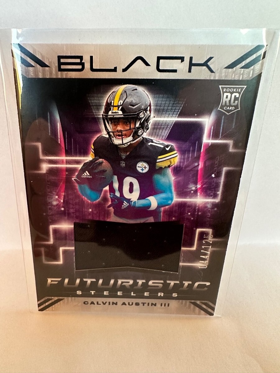2022 Panini Black Calvin Austin III RC Futuristic Patch 044/125