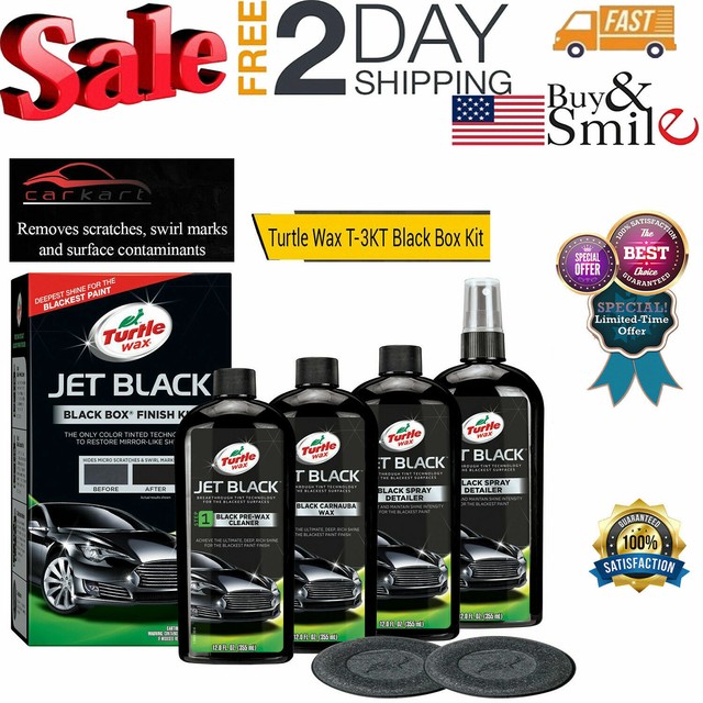 Turtle Wax Car Wash Jet Black Box Scratch Repair Kit Color Back Product Carnauba