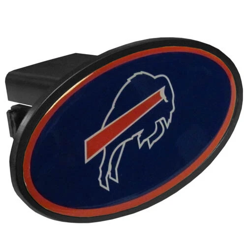 Buffalo Bills Durable Plastic Oval Hitch Cover Licensed NFL Football - Image 3 of 3
