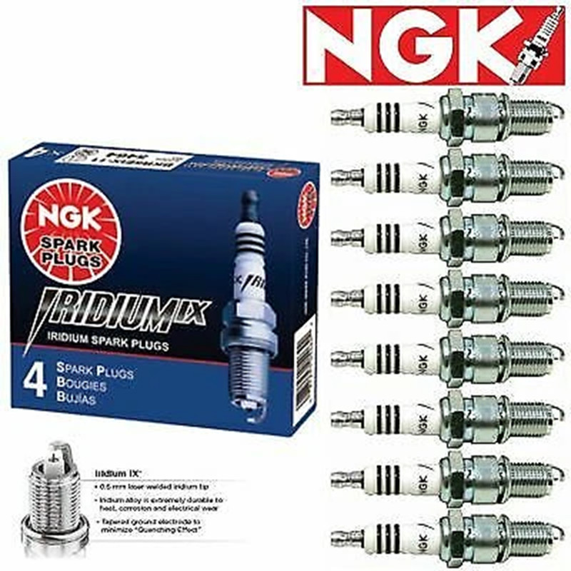 8 Pcs Iridium IX Spark Plugs NGK 1986-1990 Lincoln Town Car 5.0L V8 Kit Set