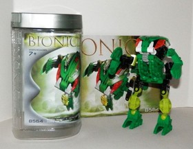 LEGO Bionicle #8560-8562-8563-8564-8565 Set of 5 With Cannisters + 1 Guide