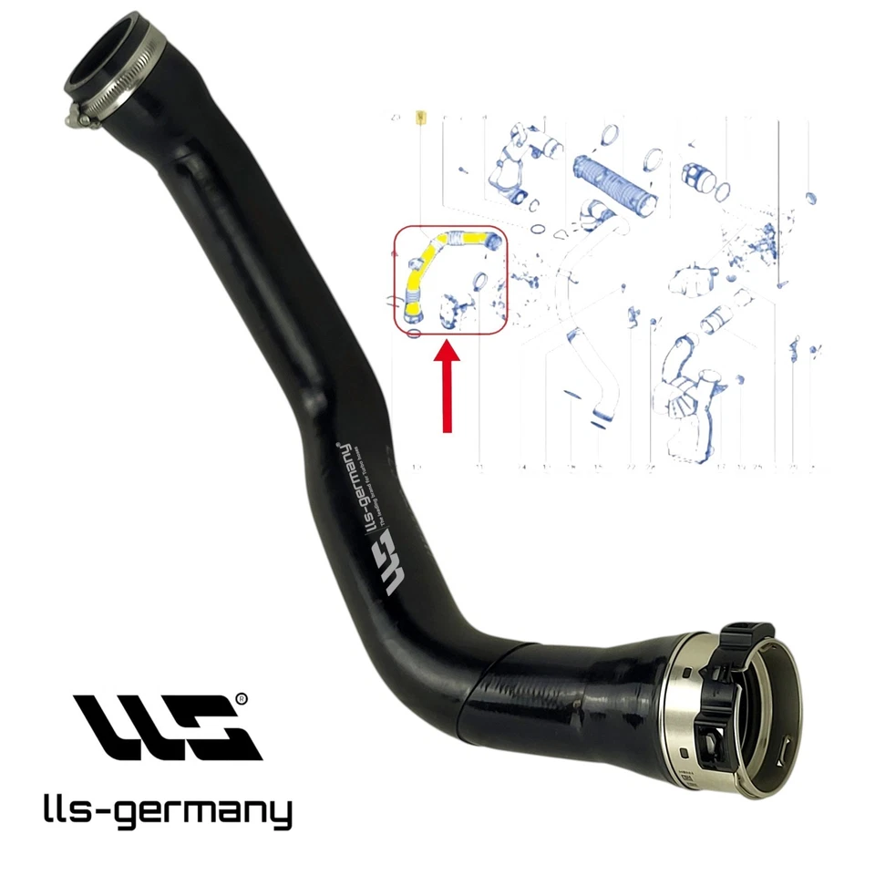 Turboschlauch Ladeluftschlauch für RENAULT MEGANE CC 2.0 dCi 8200796570 - Bild 3 von 4