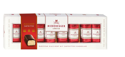 Classic Marzipan Gift Box | Pure German Marzipan Covered in Crisp and Dark Choco