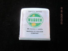 Warren Petroleum Company Zippo Tape Measure