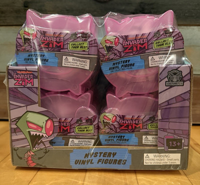 New Culturefly Invader Zim Mystery Mini Vinyl Display Case of 12
