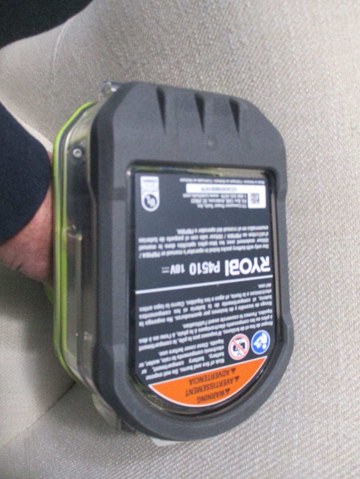 RYOBI ONE+ 18V Cordless VORTEX Power Scrubber (Tool Only) No Battery P4510