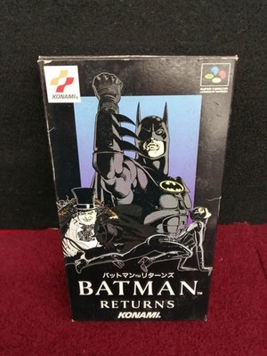 KONAMI SFC Soft BATMAN RETURNS Used
