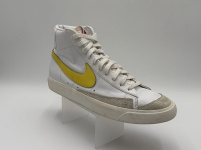 Nike Blazer Mid '77 Men s Size 12  White Yellow Swoosh BQ6806-101