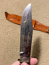 Vintage Original Bowie Knife  Sheath 1960s Made In Japan