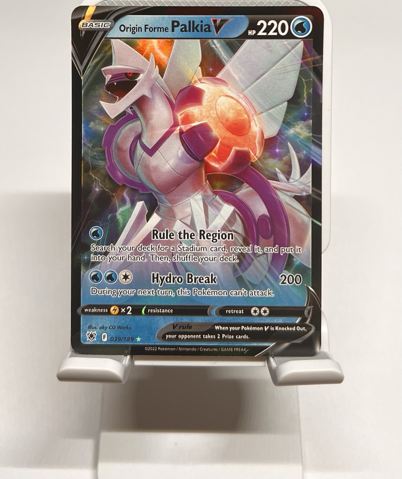 Pokemon Astral Radiance - Origin Forme Palkia V 039/189