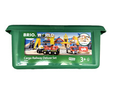 Sealed Brio Cargo Railway Deluxe Set  54 Piece Train Toy with Accessories