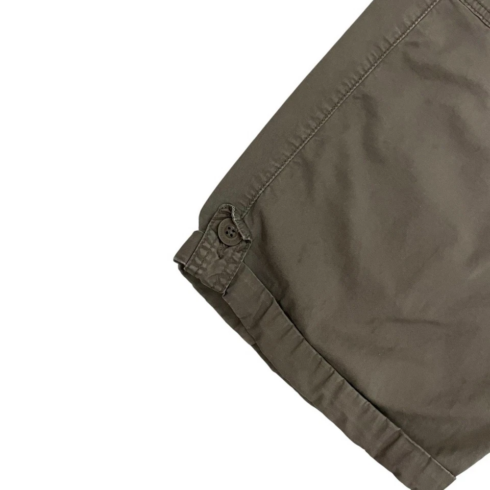 Calvin Klein 牛仔裤棕色 Midi 牛仔袖口工装短裤  — 第 3/4 张图片