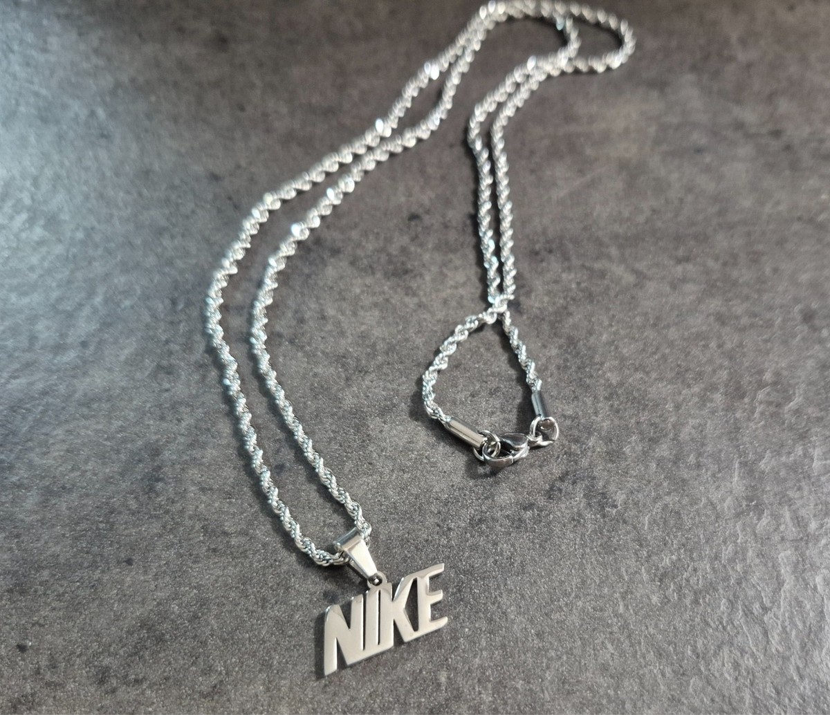 Gold Chain Nike 22 Inch 14k Gold Plated Necklace | eBay