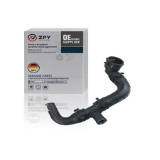 ZPY Radiator Hose Coolant Pipe For Porsche Macan 2018 Rubber Downpipe 95B121049E