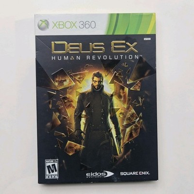 Deus Ex: Human Revolution Xbox 360 2011 Complete w Manual, Sleeve, And Reg Key 